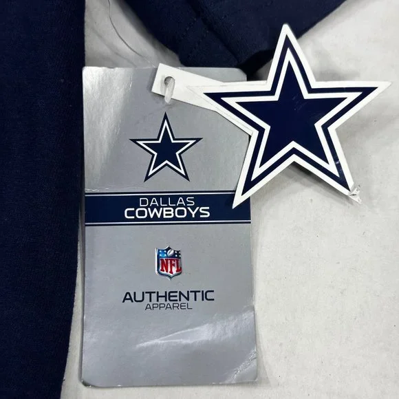 Dallas Cowboys Youth Large 16-18 Tee Shirt Short Sleeve Blue New With Tags - Picture 4 of 13